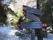 Sulle nevi del Monte Zucco (1232 m ) da S. Antonio Abbandonato (987 m) sui sent. 505-506 il 14 gennaio 2021 - FOTOGALLERY